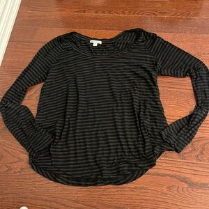 James Perse Striped Long-sleeve